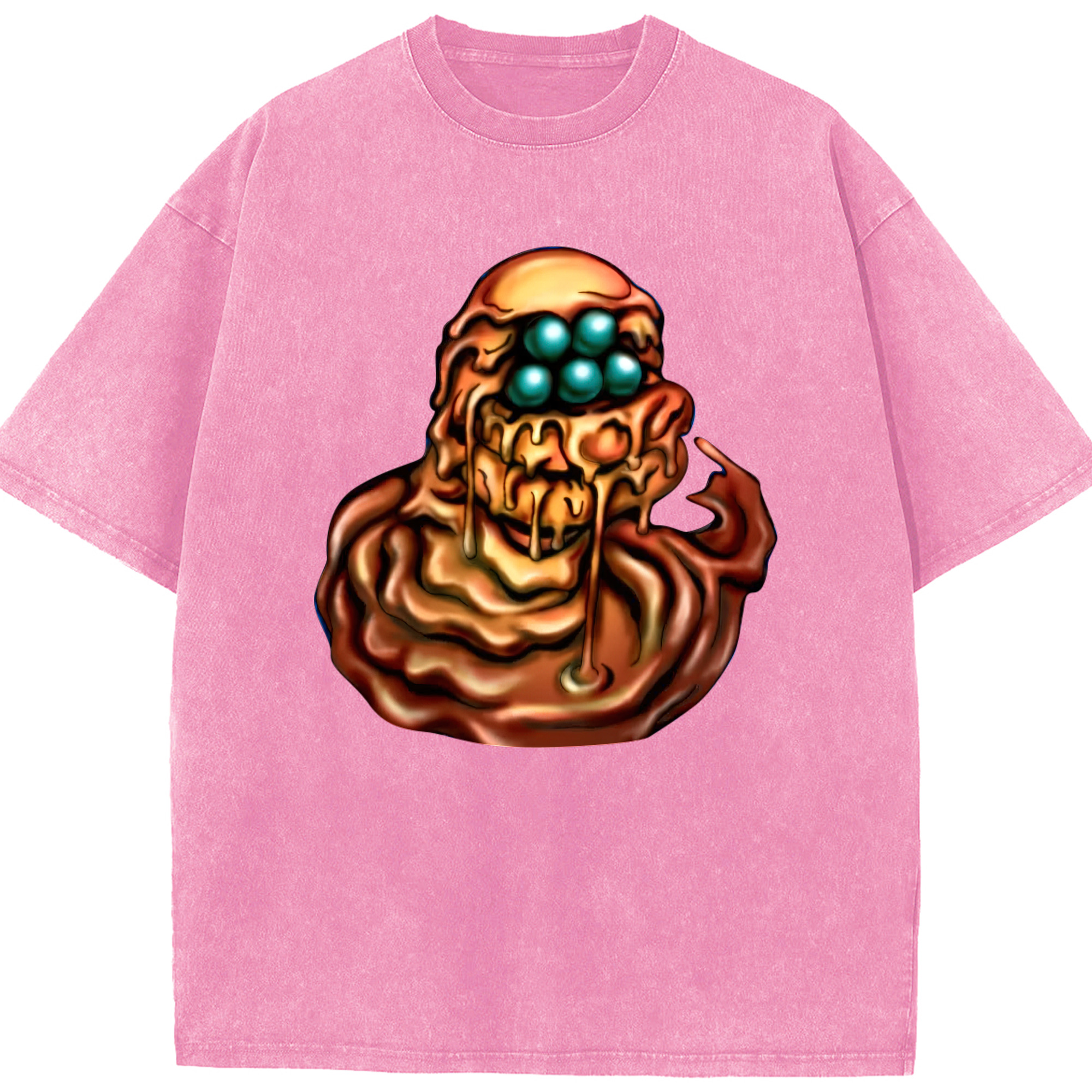 （画像用） 遊☆戯☆王 Yu-Gi-Oh! 綿100% ヴィンテージ風 半袖Tシャツ（フロントプリント）